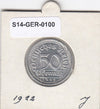 S14-GER-0100 Duitsland 50 Pfennig UNC 1922 KM27 J