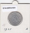 S14-GER-0101 Duitsland 50 Pfennig XF 1935 KM87 A