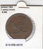 S14-IRE-0015 Ireland 1 penny 1963  VF KM# 11
