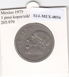 S14-MEX-0056 Mexico 1 peso 1975  VF KM460