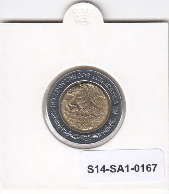 S14-SA1-0167 Mexico 2 Pesos 1998  MS65 km604