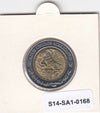 S14-SA1-0168 Mexico 5 Pesos 1998  MS63 km605
