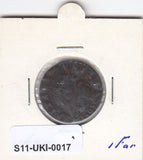 S14-UKI-0017 Great Britain 1 farthing 1697  VG/FI km483.1