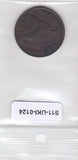 S14-UKI-0124 Great Britain 1/2 penny 1861  XF km748