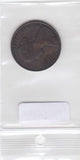 S14-UKI-0124 Great Britain 1/2 penny 1861  XF km748