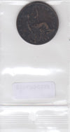 S14-UKI-0133 Great Britain 1/2 penny 1887  VF km754