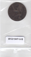 S14-UKI-0140 Great Britain 1/2 penny 1902  FI/VF KM793