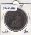 S14-UKI-0244 Verenigd Koninkrijk 1 penny 1797  FI/VF KM# 618