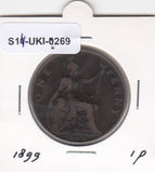 S14-UKI-0269 Verenigd Koninkrijk 1 penny 1899  VF+ KM# 790