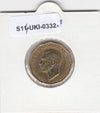 S14-UKI-0332 Verenigd Koninkrijk 3 pence 1943  VF KM# 849