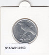 S14-W01-0163 Indonesie 200 rupiah 2003  MS60 KM66