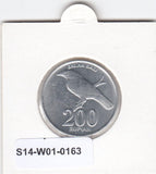S14-W01-0163 Indonesie 200 rupiah 2003  MS60 KM66