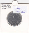 S14-W04-0126 Turkije 50 kurus 1973  VF+ KM899