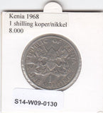 S14-W09-0130 Kenia 1 shiling 1968  VF KM5