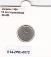 S14-ZWE-0072 Sweden 10 Ore 1966  XF KM-835