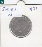 S15-EU1-0021-M01 Norway 1 krone 1983   CQ  KM-419
