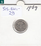 S15-EU1-0029-M01 Norway 10 Ore 1969   XF KM-411