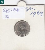 S15-EU1-0051-M01 Norway 25 Ore 1969   CQ  KM-407