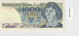 S19-B7V-0103 POLAND 1000 ZLOTYCH 1982   P-146 UNC
