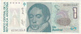 S19-BAN-0001 Argentina Un Austral 1985-1989   P323A