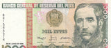 S19-BAN-0047 Peru 1000 Intis 1988  P136 UNC