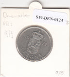 S19-DEN-0124 Denemarken 1 krone 1979  KM# 862 UNC