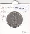 S19-DEN-0127 Denemarken 1 krone 1980  KM# 862 VF