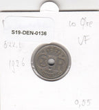 S19-DEN-0136 Denmark 10 ore 1926  KM# 822 VF
