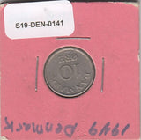 S19-DEN-0141 Denmark 10 ore 1949  KM# 841 VF