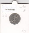 S19-DEN-0166 Denmark 10 ore 1968  KM# 849 VF