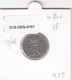 S19-DEN-0167 Denmark 10 ore 1968  KM# 849 VF