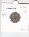 S19-DEN-0170 Denmark 10 ore 1969  KM# 849 VF