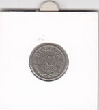 S19-DEN-0178 Denmark 10 ore 1972  KM# 849 VF/XF
