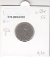 S19-DEN-0183 Denmark 10 ore 1973  KM# 860 VF/XF