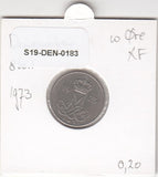 S19-DEN-0183 Denmark 10 ore 1973  KM# 860 VF/XF