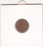 S19-DEN-0261 Denemarken 5 ore 1973  KM# 859 XF