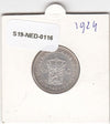 S19-NED-0116 Netherlands 1/2 Gulden VF 1929 KM160   Type-1