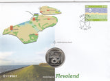 S19-PEN-0008 Netherlands NumisLetter Province Flevoland 2002