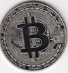 S19-PEN-0168 Token Bitcoin Coloured Silver      Crypto Currency