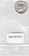 S19-USA-0409 United States Dime 1945   KM140 XF ZILVER