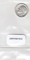 S19-USA-0427 United States Dime 1964   KM195 AU ZILVER