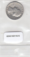 S19-USA-0438 United States Quarter 1943   KM145 VF ZILVER
