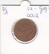 S2-G09-0002 Netherlands East Indies 1 Cent XF 1926 KM315