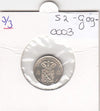 S2-G09-0003 Netherlands East Indies 1/10 Gulden XF 1901 KM304/2   zilver