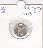 S2-G09-0003 Netherlands East Indies 1/10 Gulden XF 1901 KM304/2   zilver