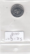 S2-G11-0018 Antilles 10 Cents UNC 1990 KM34