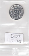 S2-G11-0019 Antilles 25 Cents UNC 1990 KM35