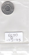S2-G11-0033 Antilles 10 Cents UNC 1991 KM34