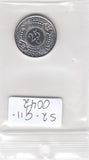S2-G11-0042 Antilles 25 Cents UNC 1992 KM35