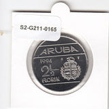 S2-G11-0165 Aruba 2 1/2 Florins FDC 1994 KM6